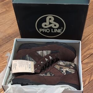 Nib Vintage Pro Line Camo Hiking Boots